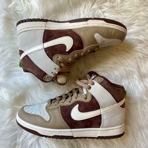 Nike Dunk High Light Chocolate